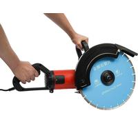 Scie à béton électrique, 3500W, machine à rainurer les murs avec tuyau d'eau, 3800 tours/minute, machine à fendre les murs pour briques, béton, marbre et pierre