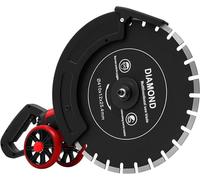 Scie à béton électrique de 410 mm, scie circulaire haute performance de 4000 W, scie à pierre électrique avec une profondeur de coupe de 165 mm, machine de coupe de pierre à disque, utilisable en mode
