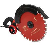 Scie à béton électrique, moteur de 4 000 W, grande profondeur de coupe, rouge, UE
