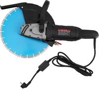 Scie à béton électrique - Tronçonneuse 3000 W 220 V - Disque de 35,5 cm - Pour béton, métal, granit - Fonctionnement filaire - Noir