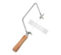 Scie à Bijoux Réglable en U pour Coupe Précise, Loisirs Créatifs | Lame Haute Dureté, Format Compact, Usages Polyvalents, pour Artisans et Amateurs, Finition Kaki