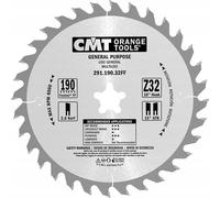 Scie à bois CMT 190x20FFx32Z / coupe universelle