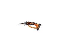 WORX Scie Sabre sans Fil 20V WG894E.9, Jusqu'à 60mm dans le Bois, Course de 16mm, Multimatériaux, Coupe le Bois et l'Acier, Compacte et Légère, Avec 3 Lames, Sans Batterie ni Chargeur