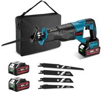 Scie à branches électrique avec 2 batteries