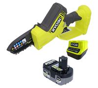 Scie à branches sans fil RYOBI RY18PSX10A-120 18 V 10 cm sans balais (5133005434) + 1 batterie 2,0 Ah + chargeur