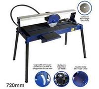 Coupe-carreaux avec table | Moteur 800 W, longueur de coupe 720 mm, coupe en angle de 0 à 45° | Portable et très robuste | Pour les bricoleurs et les professionnels [Avec guide de coupe laser et disqu