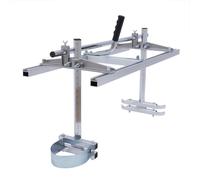 Scie à chaîne 91,4 cm - Dispositif de coupe portable - Pour guide-chaîne de 35,6 à 91,4 cm - Réglable en hauteur - Pour troncs de 1,3 à 30,5 cm - Argent