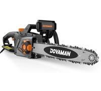 Scie à chaîne électrique - Moteur de 2400 W - Lame de 40 cm - Tension de la chaîne réglable sans outil - Lubrification automatique de la chaîne - Vitesse de la chaîne de 15 m/s - Couleur : orange