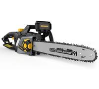 Scie à chaîne électrique - Moteur de 2400 W - Lame Oregon de 40 cm - Tension de chaîne réglable sans outil - Lubrification automatique de la chaîne - Vitesse de chaîne de 15 m/s - Jaune