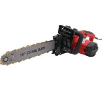 Scie à chaîne électrique, puissance 2000W, guide-chaîne 16 pouces, rouge