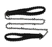 Scie à chaîne manuelle 11 Dents Équipement De Randonnée Portable Format | Scie À Corde Pour Arbres Pour Alpinisme Camping Jardinage Survie Aménagement Paysager Menuiserie Ferme Construction
