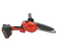 Scie à chaîne mini sans fil de 20 cm - 800W, scie à chaîne électrique sans balais alimentée par batterie - 2 batteries de 21V 2Ah - Vitesse de chaîne de 6 m/s - Idéale pour l'entretien du jardin et la