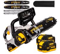 Scie à chaîne Sans fil 30Cm Brushless 2X4,0Ah Scie à chaîne BESTEN