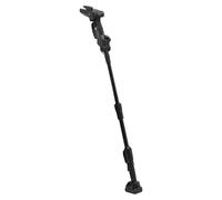 Scie à chaîne télescopique électrique - 2 en 1 : scie à branches et élagage en hauteur - 500 W - Fonctionnement sur batterie 21 V - Portée de 1,3 m - Lame de 22,9 cm - Angle réglable - Noir