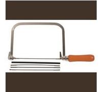 Avit Scie à chantourner CK AV09030 G – 3 lames pour bois, 2 lames pour métal