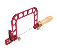 Scie à chantourner pour le travail du bois, scie à chantourner à cadre en acier - Scie à graver de précision, scie à fil manuelle, scies à découper - Outils à main autonettoyants avec manche en bois p