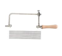 Scie à chantourner professionnelle pour le travail du bois et du métal, kit complet avec fil de scie, outil manuel et pratique pour les travaux en acier