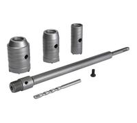 Scie à cloche trépan - YYV - Set de 3 - Diamètre 50 mm - Longueur 350 mm - SDS Plus