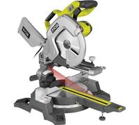 Scie à Coupe d'Onglets Radiale RYOBI EMS254L, 2000 W, Lame 254 mm 48 Dents, Capacité 90 x 300 mm, Laser et LED