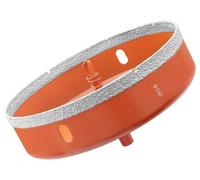 Scie à disque diamantée avec foret de centrage de 150 mm, pour carrelage, verre et granit