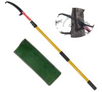 Scie à ébrancher télescopique, 5,5 mètres, extensible, avec une lame de scie de 60 cm
