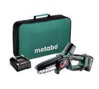 Metabo MS 18 LTX 15 Sécateur Sans Fil 18V Li-ion Avec Sac (1x 2.0Ah) - 15 Cm