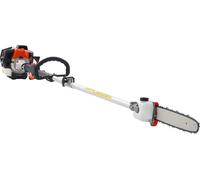 Scie à essence sur perche, scie à essence 2 temps 25 cm³ avec barre de coupe de 30,5 cm, élagueuse sans fil avec réservoir de carburant de 650 ml, extensible de 2,12 à 3,62 m, tronçonneuse puissante p
