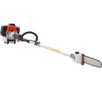 Scie à essence sur perche, scie à essence 2 temps 33 cm3 avec guide-chaîne de 20,3 cm, élagueuse sans fil avec réservoir de carburant de 850 ml, extensible de 2,08 à 3,58 m, tronçonneuse puissante pou
