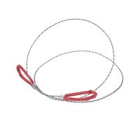 Scie à fil pour bois - Outil de survie portable au format de poche - Scie à câble en acier inoxydable - Scie à câble en acier inoxydable pour trekking, randonnée, voyage