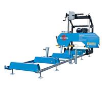 Scie à grume thermique Leman SAG660 660mm 15CV banc 2000mm avec rallonge 2000mm