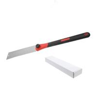 Scie à Main Japonaise Double Face pour Coupe Précise du Bois | Lame Sk5, Poignée PP Robuste, Usages Polyvalents, pour Atelier, Jardin et Camping, Format Portable