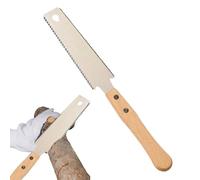 Scie à main japonaise | Scie à traction double tranchant de 5,9 pouces | Outil de travail du bois, outils japonais pour couper le bois et le jardin