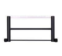 Scie à Main Pliante Légère en Alliage Aluminium pour Élagage Extérieur | Lame Pliable à Installation Rapide, Poignée Noire Polie Miroir, Coupe de Branches et Contreplaqué Décoratif, Camping