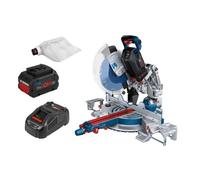 Scie à onglet et radiale sans fil Bosch BITURBO GCM 18V-305 GDC + 2 batteries 305 mm 30 mm 2000 W