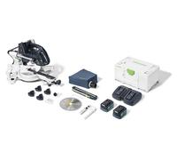 Scie à onglet radiale 2x18V KAPEX KSC 60 EB 5,0 I-Plus + 2 batteries 5Ah + chargeur + coffret - FESTOOL - 577954
