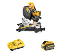 Scie à onglet radiale Ø305 mm DCS781N-XJ + 1 batterie 54V 9 Ah + 1 chargeur DCB118-QW DEWALT