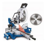Scheppach Scie à onglets HM305SL – laser, coupe 180/340 mm, inclinaison 48°, démarrage progressif
