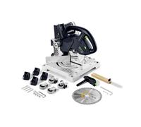 Festool Scie à onglets sans fil SYMC 70 EB‑Basic – Moteur EC‑TEC sans balais, 2 batteries 18 V