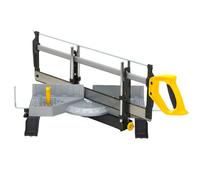 Stanley Boîte à onglets en métal 560 mm avec scie à onglets