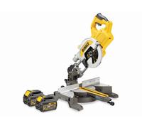 Scie à onglets DEWALT - FLEXVOLT - 54 V XR 2 Batteries 6.0Ah, chargeur - DCS777T2
