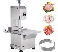 Scie à os à viande commerciale 2200 W SM® - 1000 kg/h Machine à couper les os - Machine à couper les os à viande congelés 0-180 mm