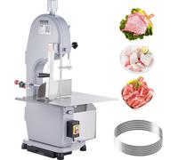 Scie à os VEVOR, 1500 W 300 kg/h Coupeuse d'os électrique, 490x380 mm Coupeuse d'os, 4-200 mm d'épaisseur de coupe Scie à viande gastro, Scie à os commerciale Scie à ruban à viande