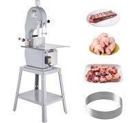 Scie à os VEVOR, 1500 W 300 kg/h Coupeuse d'os électrique, 490x380 mm Coupeuse d'os, 4-200 mm d'épaisseur Scie à viande gastro, Scie à os commerciale avec support