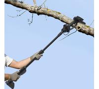 scie à perche 2 en 1 et scie à perche sur batterie, sans fil Longueur réglable Scie à perche pour la taille des arbres