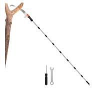 Scie à perche manuelle Coupe-branches à long manche antidérapant robuste | Scie à perche d'élagage des arbres pour branches, jardin, cour, terrasse, pelouse, palmiers, jardinage, sylvic