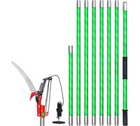 Scie à perche manuelle Élagueur à perche extensible 118-809,3 cm avec ciseaux