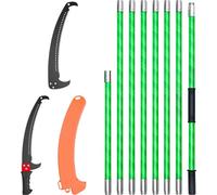 Scie à perche manuelle Élagueur à perche extensible 118-809,3 cm Lame en acier 65Mn