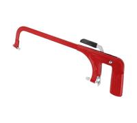 Scie à Poignée Stable pour Bois, Outil Manuel Compact en Acier Rouge | Usage Professionnel et Maison, Légère et Facile à Stocker, Arc de Coupe pour Atelier