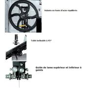 Scie à ruban - 470 mm (monophasé) SRU470