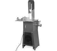 Scie à ruban à os électrique VERTES avec hachoir à viande, 550 watts, lame de scie en acier inoxydable, épaisseur de coupe 4-210 mm, hauteur de coupe 240 mm